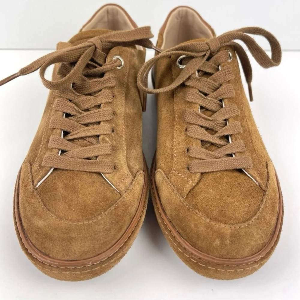 MASSIMO DUTTI Brown Suede Sneakers - Picture 4 of 8